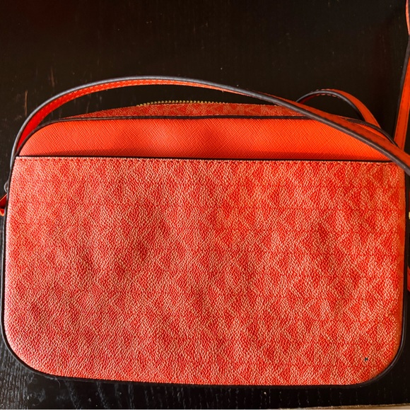 Orange Michael Kors Purse & Wallet Set - Picture 2 of 6